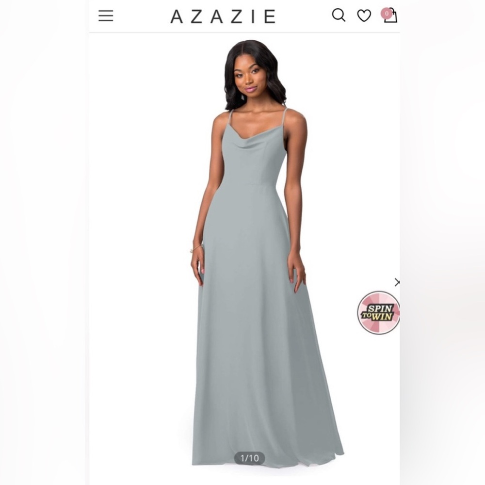 Azazie Daenerys Dolphin Grey